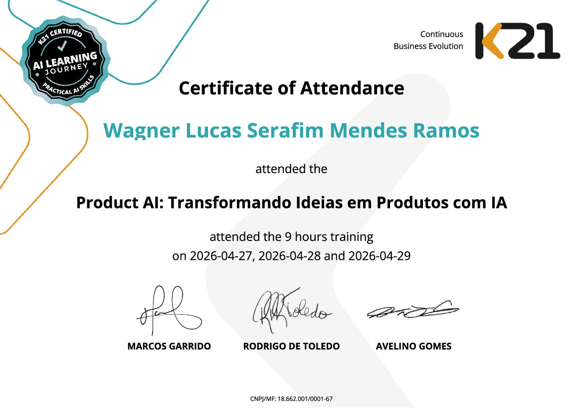 Certificado K21